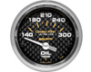 Autometer Carbon Fiber 2 1/16 Oil Temperature Gauge
