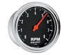 Autometer Traditional Chrome 3 3/8 Tachometer 8000 RPM