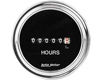 Autometer Traditional Chrome 2 1/16 Hour Meter Gauge