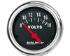 Autometer Traditional Chrome 2 1/16 Voltmeter Gauge