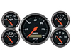 Autometer Designer Black In-Dash Electrical Gauge Kit