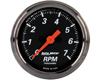 Autometer Designer Black 2 1/16 Tachometer 7000 RPM