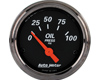 Autometer Designer Black 2 1/16 Oil Pressure Gauge