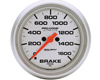 Autometer Ultra Lite 2 5/8 Brake Pressure Gauge