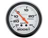 Autometer Phantom 2 5/8 Boost 30 PSI/Vacuum Gauge