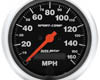 Autometer Sport-Comp 3 3/8 Programmable Speedometer 160MPH