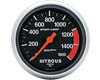 Autometer Sport-Comp 2 5/8 Nitrous Pressure Gauge