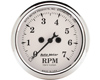 Autometer Old Tyme White 2 1/16 Tachometer 7000 RPM