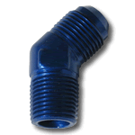 Agency Power 45 Degree Flare To Pipe Dash 10 To 1/2 NPT Male
