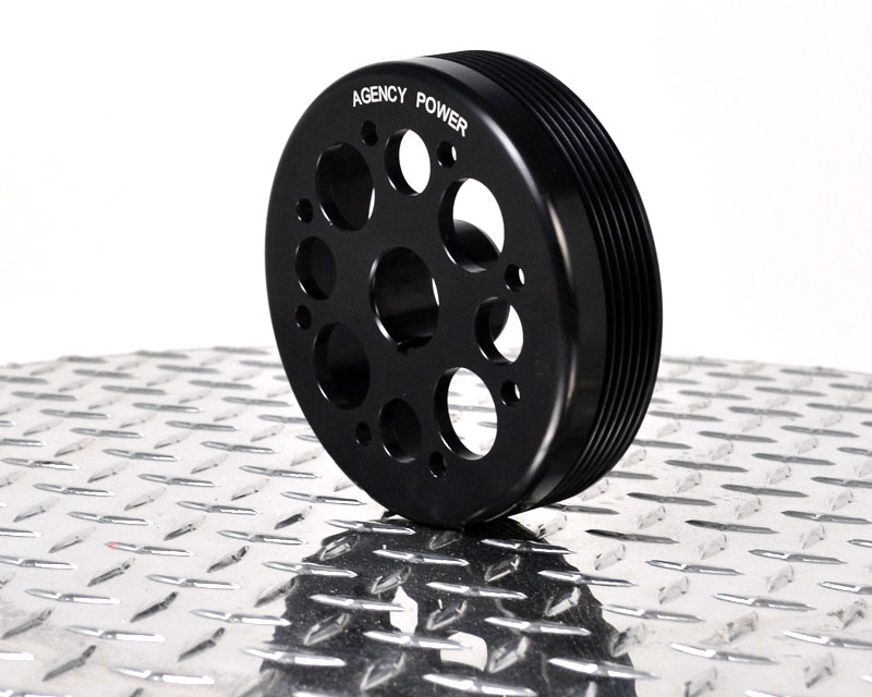 Agency Power Lightweight Black Crank Pulley Scion tC 11+