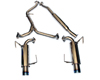 Agency Power Ti Tip TurboBack Dual Exhaust System Subaru WRX Sedan 2008+