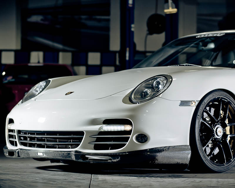Agency Power Carbon Fiber Front Lip Spoiler Porsche 997 Turbo 07-10