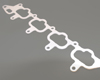 Agency Power Manifold Temp Reducer Gasket Mitsubishi 4G63