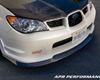 APR Carbon Fiber Front Air Dam Lip Subaru WRX STi 06-07