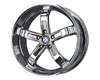 Beyern 5 17X8  5x120  15mm   Chrome  72 Bore