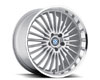 Beyern Multi 17X8  5x120  15mm Silver Machined  72 Bore