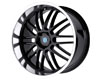 Beyern Mesh 15X7  4x100  27mm Gloss Black Machined Lip