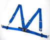 Status Racing 3 Inch 4 Point Cam Lock Harness Kit Blue
