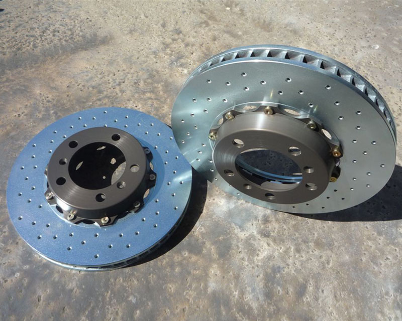 Brembo 2pc Drilled Front Rotors for OEM Brakes Porsche 996 TT/C4S 997 C2S/4S 01-08