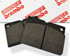 Brembo BBK 2-Piston D961 Replacement Pads 2-Piston Rear Brembo HP Pads