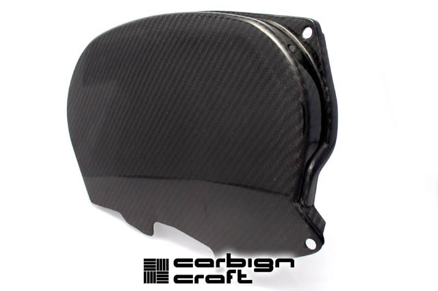 Carbign Craft Carbon Fiber Cam Gear Cover Mitsubishi EVO 03-07