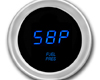 Cyberdyne Blue Ice Fuel Pressure Gauge 0-16 PSI