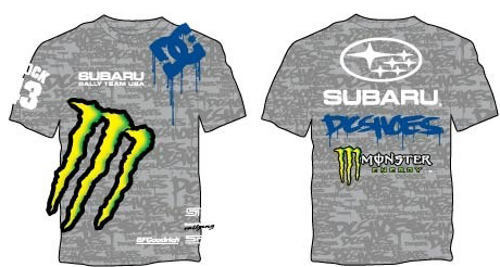 DC Shoes Ken Block TeamWorks NEW Rally T-Shirt Gray