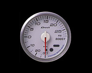 Defi Link Meter 52mm White Boost Gauge