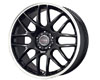 Drag DR-34 15X7  4x100/4x114.3  40mm Gloss Black Machined Lip