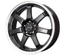 Drag DR-35 17X7.5  4x100/114  42mm Gloss Black Machined Lip