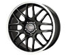 Drag DR-37 15X7  4x100  25mm Gloss Black Machined Lip