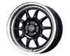 Drag DR-16 15X7  4x100  40mm Gloss Black Machined Lip