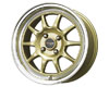 Drag DR-16 15X7  4x100  40mm Gold Machined Lip