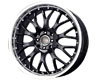 Drag DR-19 15X7  4x100/4x114.3  40mm Gloss Black Machined Lip