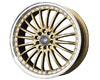 Drag DR-36 17X7.5  5x100/5x114.3  45mm Gold Machined Lip