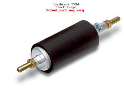 Edelbrock In-Line Street/Strip Electric Fuel Pump