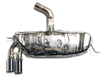 Eisenmann Rear Muffler Exhaust Dual Round Tip 76mm VW Golf V GTi 2.0 FSI Turbo Sedan 03+