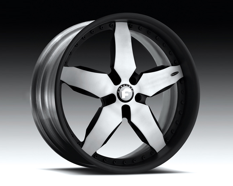 Forgiato Fiocco 20x10 5x114.3 Satin Silver Black Lip