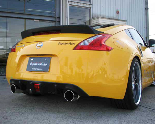 Fujimura Black FRP Rear Diffusor Cover Nissan 370Z 09+