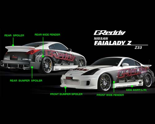 Greddy Full Aero Body Kit Nissan 350/370Z 03+