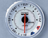 HKS Chrono DB Vacuum Meter 60mm Electronic White