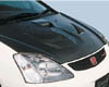 INGS Aero Hood Carbon Honda Civic 12/01-09/04