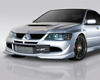 JP Front Under Spoilers Mitsubishi EVO VIII 08+