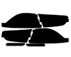 Lamin-X Protective Film Tail Light Covers Mitsubishi EVO X 08-12