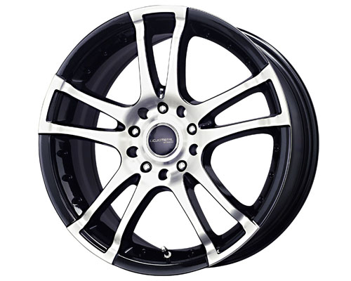 Liquid Metal Venom 18X7.5  4x100/4x114.3  40mm Gloss Black Machined Face