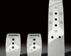 MOMO Stealth Wide Pedal Kit Manual Transmission Aluminum
