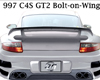 GT2 Style Bolt On Rear Wing Porsche 997 05+