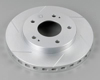 Power Slot Front Right Cryogenic Slotted Rotors Subaru STI 05-08