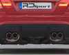 RD Sport Carbon Fiber Rear Quad Pipes Diffuser Insert BMW E92 08+