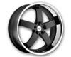 Redbourne Monarch 20X9.5  5x120  32mm Gunmetal W/Stainless Lip